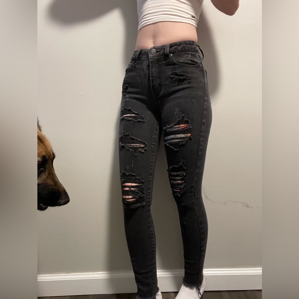 Black Ripped Jeans